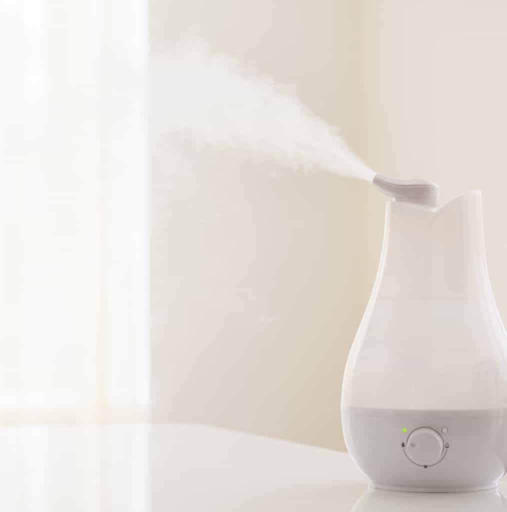 running humidifier